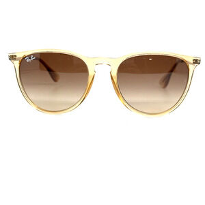 Ray Ban RB4171F Erika 6514/13 Large Sz Honey Round Sunglasses 54-18 145 H19121